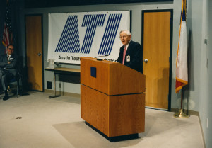 ATI Founder George Kozmetsky, photo courtesy of the University of Texas
