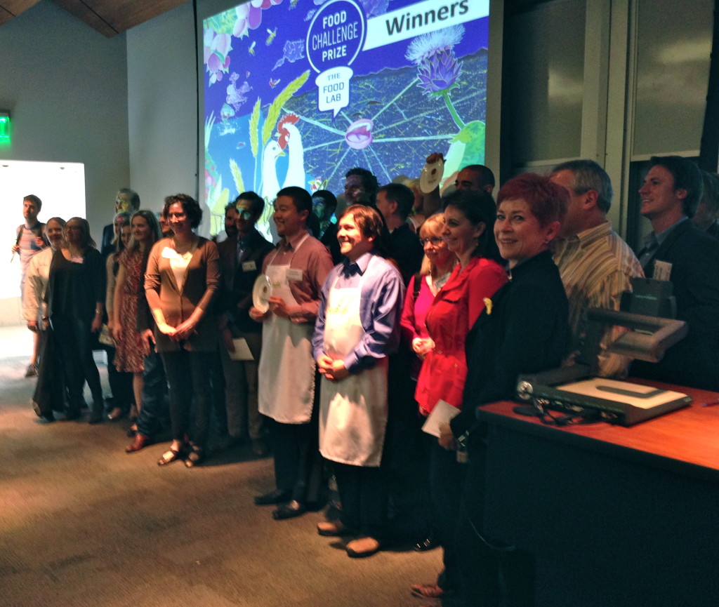 Winners, judges and mentors at the Food Challenge Prize put on by the UT Food Lab 