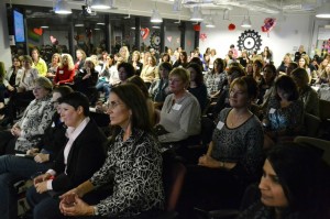 The crowd at the Women@Austin event by Sara Peralta 