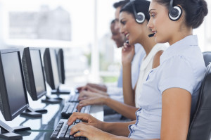 Call Center workers, photo licensed from iStockPhotos.com
