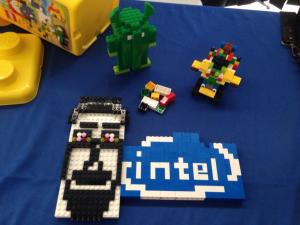 Some of the Lego winners at Intel's IoT Hackathon at Techshop