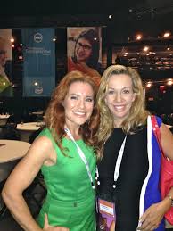 Ingrid Vanderveldt (left) with Elizabeth Gore at the Dell Women's Entrepreneur Network conference in Austin in June.  Gore is the new Entrepreneur in Residence at Dell.