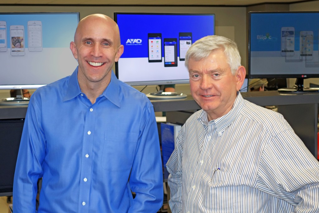 Enola Labs President and CTO Marcus Turner with Ben Dyer, a member of its advisory board.