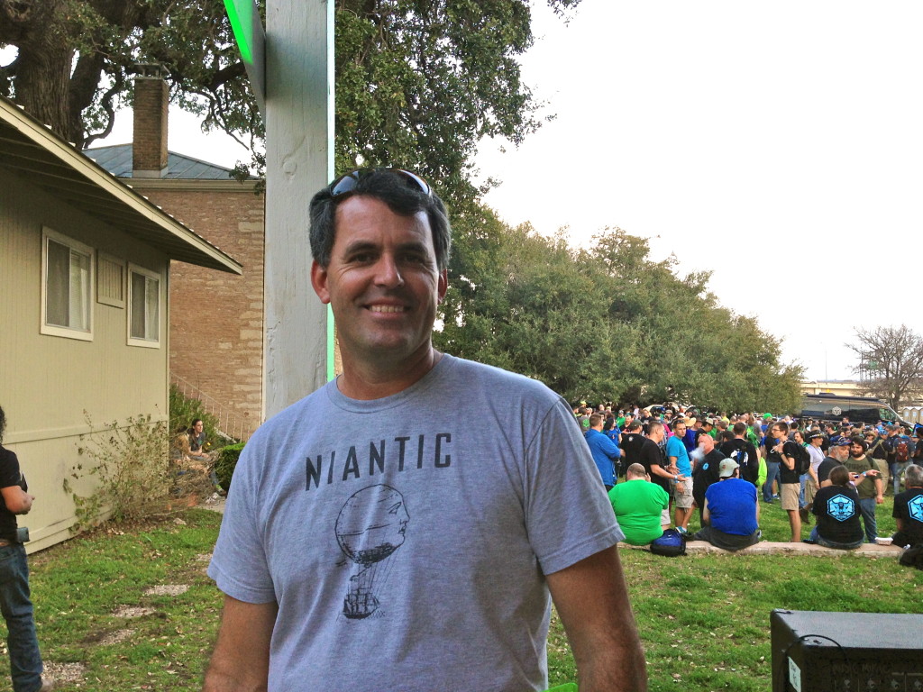 Bill Kilday, marketing director for Niantic Labs, maker of Ingress is based in Austin