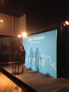Mayor Ivy R. Taylor announcing Google Fiber is coming to San Antonio, photos by Laura Lorek 