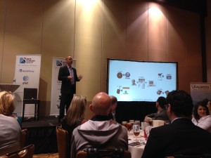 Richard Nelli, President, CloudVault Health, delivering the keynote speech at the Austin Technology Council's healthcare event.