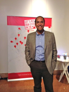 U.S. Rep. Will Hurd (R-Texas) at Google's Let's Put Our Cities on the Map event in San Antonio. 