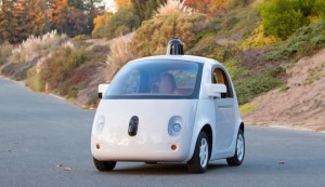 Google Prototype car in Austin, photo courtesy of Google.